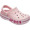 Crocs BAYABAND CLOG K detské šľapky ružová