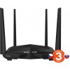 Tenda AC10 Wireless AC1200 Dual Band Router, 1x gigabit WAN, 3x gigabit LAN