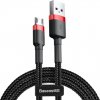 Baseus CAMKLF-B91 USB-A (M) - Micro-USB (M), 1m, černo-červený