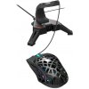 Canyon 2v1, Bungee stabilizátor kábla hernej myši + USB hub, čierny CND-GWH100 - USB rozbočovač