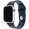 Set silikonových řemínků FIXED Silicone Strap pro Apple Watch 42/44/45/46/49mm, modrý FIXSST-434-BL