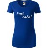 Furt dačo - Dámske tričko z organickej bavlny Origin (GOTS) - L ( Kráľovská modrá )