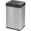 Hailo Big-Box Swing L 8401210 odpadkový kôš, 35 l, ocelový plech, (d x š x v) 340 x 339 x 545 mm, strieborná, čierna, so samozatváracím vekom, 1 ks; 8401210