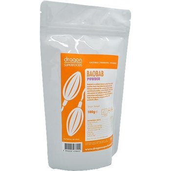 Dragon superfoods Baobab prášok Bio Raw 100 g