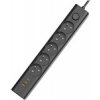 Viking síťová prodlužovací zásuvka YC53, 5x AC 230V, 1x USB-A, 2x USB-C, délka 1,5 m, černá VYC53B