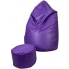 FITMANIA SAKO HRUŠKA XXXL + podnožník 9 FIALOVÁ