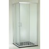 Hopa BARCELONA PLUS QUADRATO sprchový kút 80x80 cm,Číre sklo,rám Chróm/Hliník,bez vaničky