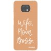 Picasee silikonový průhledný obal pro Xiaomi Redmi Note 9T - Boss Mama