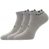 VoXX® Rex 16 Pánske nízke ponožky - 3 páry BM000004113800100451 šedá 39-42 (26-28)
