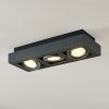 Stropné bodové svietidlo Arcchio Ronka, 50 cm, 3 svetlá, sivé, GU10 - 9624451