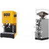 Gaggia New Classic E24 BC, yellow + Eureka Mignon Libra, CR grey