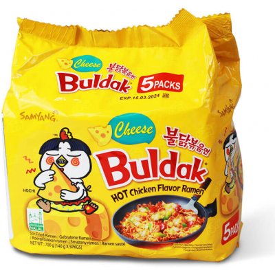 Samyang Pikantný kurací ramen Buldak syrová príchuť 700 g