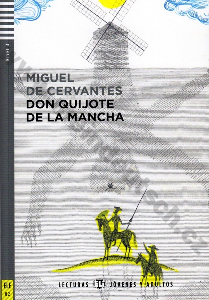 Miguel de Cervantes Don Quijote de la Mancha čítanie v španielčine B2 + CD