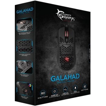 White Shark Galahad Black GM-5007