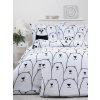 MKLozkoviny.sk Francúzske obliečky mikroplyš Exclusive – Rebel Panda - 220 × 200 cm - 70 x 90 cm