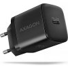 AXAGON ACU-PD30, napájacia nabíjačka 30 W, 1x port USB-C, PD3.0/PPS/QC4+/SFC/AFC/Apple, čierna ACU-PD30