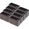 Batéria pre záložné zdroje Sada batérií T6 Power pre záložný zdroj Hewlett Packard RBC12, VRLA, 12 V (T6APC0006_V112944)