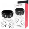Darkness Collar With Nipple Clamps Black - Obojok So Svorkami