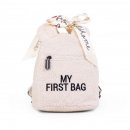 Childhome batoh My First Bag Teddy Off white