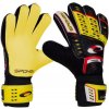 Spokey Keeper Jr Detské brankárske rukavice K838077 žlto-čierna 4