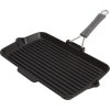 Staub Liatinový gril 34x21cm čierny
