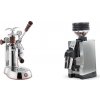 La Pavoni Esperto Abile + Eureka Mignon Zero 65 All Purpose, CR chrome