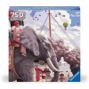 Ravensburger - Puzzle Cesta okolo sveta za 80 dní - 750 dielov