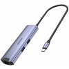 H1112F Unitek Aktívny rozbočovač USB-C 5Gb/s, HDMI RJ-45 PD 100W
