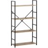 Regál GD-224 OAK Stor, 4 police, 58,5 x 23,5 x 112,5 cm
