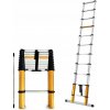 Hliníkový teleskopický rebrík 11-stupňový 150 kg