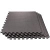 Merco fitness podložka 60x60x1cm čierna 4 ks