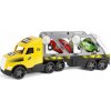 Mega Nákladné auto s dvoma autami Wader Magic Truck Action Retro Cars 36231