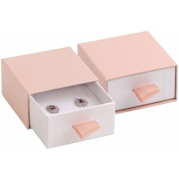 JK Box Púdrovo ružová darčeková krabička na súpravu šperkov DE-4/A5/A1