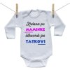 Boodyy Body s dlhým rukávom Krásna po maminke, šikovná po tatkovi 92 (18-24 mesiacov)