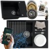 Jednokomorový drez Sink Quality SINK1KKO granit čierny