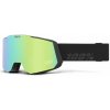 100% 100% SNOW - SNOWCRAFT okuliare čierne HiPER zelené zrkadlové