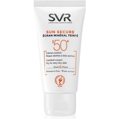 SVR Solaires Tinted Mineral Sunscreen tónovací krém na opaľovanie pre suchú až veľmi suchú pleť SPF50 50 ml