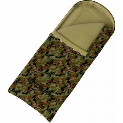 Husky Gizmo Army -5°C khaki letní dekový spací pytel levý
