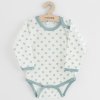 Dojčenské body New Baby Classic II hviezdy mätové