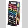 Dekoračný popisovač, displej, 60 ks, 1,8 2,5 mm, UNI Posca PC 5M, 10 rôznych farieb