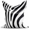 Sablio Sedací vak Vzor zebry 150x100 cm