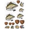 Giants fishing Mix nálepiek Giants Fishing Zubáč (15ks)