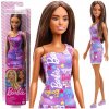 Bábika Mattel HGM57 Barbie Brunetka v šatách
