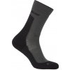Icebreaker dámske ponožky Women Merino Hike+ Medium Crew čierna/sivá