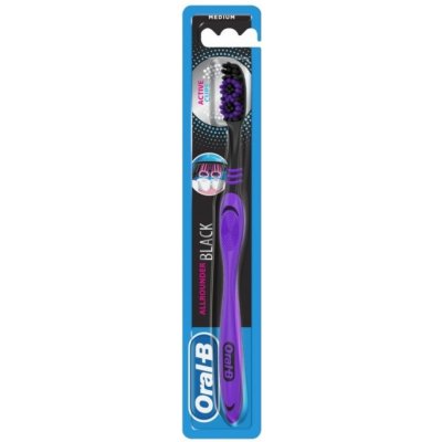 Oral-B Allrounder Black Zubná kefka medium