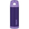 Thermos termoska so slamkou Fialová, 470ml