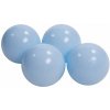 MeowBaby® plastové loptičky do suchého bazéna 7cm, 25ks - bledomodré