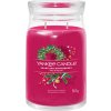 YANKEE CANDLE Signature Vonná sviečka veľká 2 knôty Sparkling Winterberry 567 g