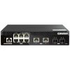 QNAP riadený switch QSW-M2106R-2S2T (6x 2,5GbE RJ45, 2x 10GbE RJ45, 2x 10GbE SFP+, malá šírka)