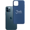 3mk ochranný kryt Matt Case pre Apple iPhone 12, 12 Pro, blueberry/modrá